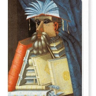 BIBLIOTHÉCAIRE PAR ARCIMBOLDO Carte de vœux