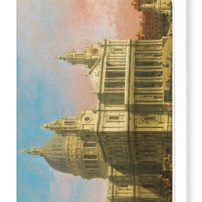 SAINT PAUL'S CATHEDRAL C.1754  Greeting Card