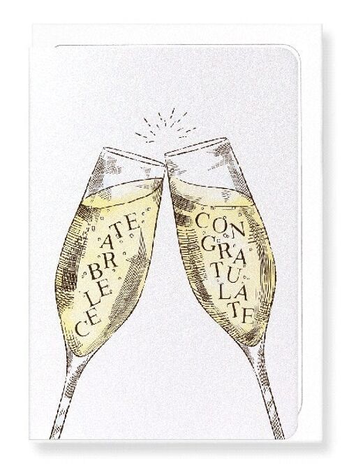 CELEBRATE WITH CHAMPAGNE Greeting Card