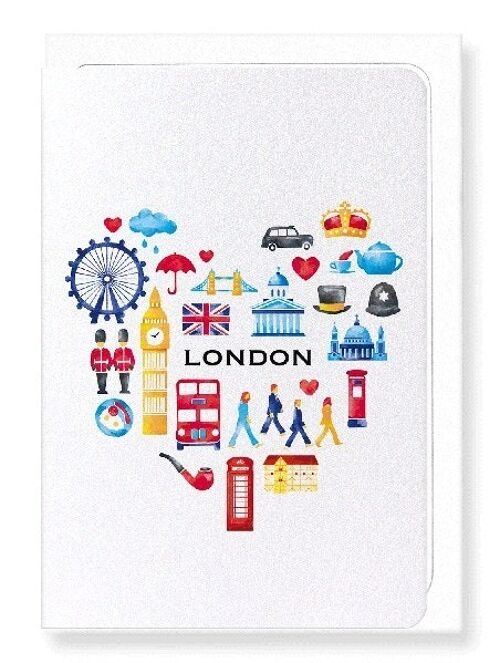 HEART OF LONDON Greeting Card