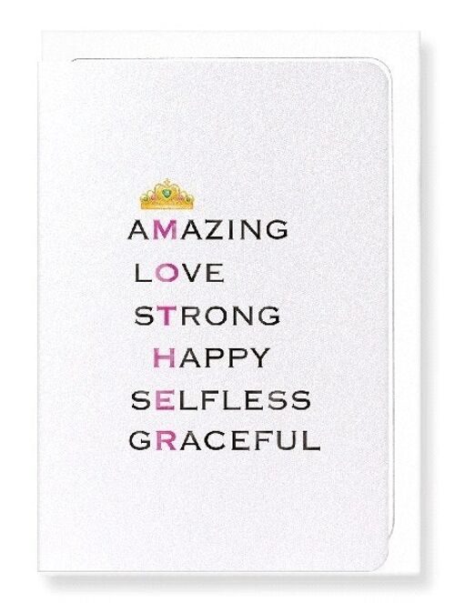 AMAZING MOTHER Greeting Card
