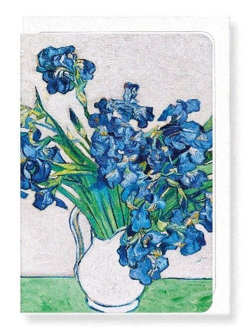 IRISES 1890  BY VAN GOGH Greeting Card