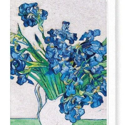 IRISES 1890  BY VAN GOGH Greeting Card