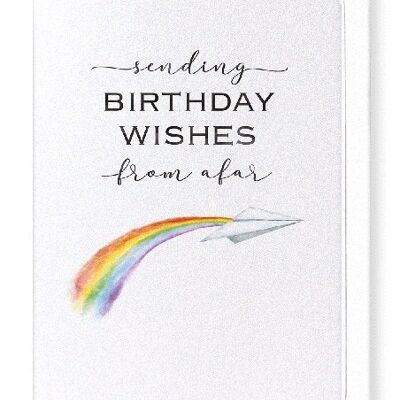 SENDING WISHES FROM AFAR Greeting Card