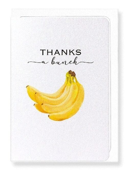 THANKS A BANANA BUNCH Greeting Card