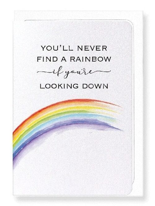 FINDING A RAINBOW Greeting Card
