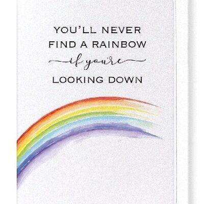 FINDING A RAINBOW Greeting Card