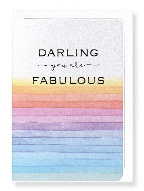 FABULOUS DARLING Greeting Card