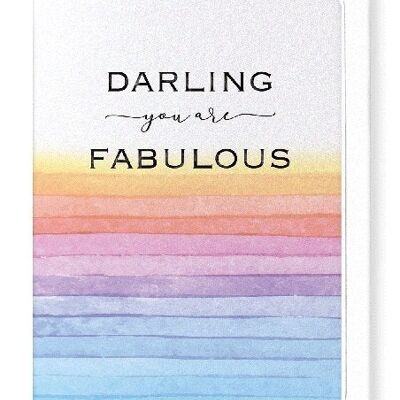 FABULOUS DARLING Greeting Card