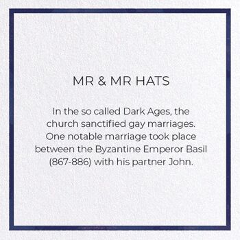 MR & MR HATS Carte de vœux 3