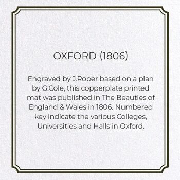 OXFORD 1806 Carte de vœux 3