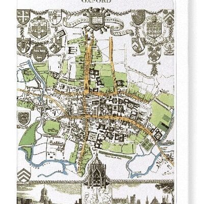 CITY OF OXFORD 1837  Greeting Card