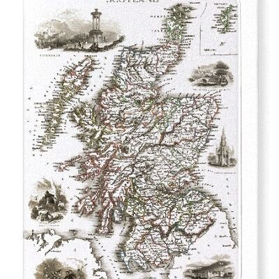 SCOTLAND 1851  Greeting Card