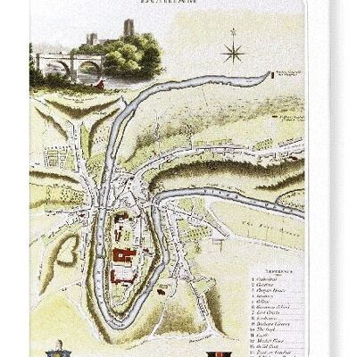 DURHAM 1806  Greeting Card