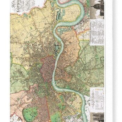 LONDON 1827 Grußkarte