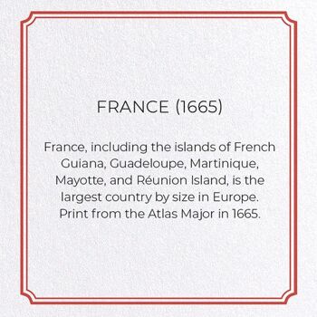 FRANCE 1665 Carte de vœux 3