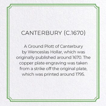 CANTERBURY C.1670 Carte de vœux 3