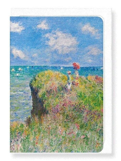 CLIFF WALK AT POURVILLE 1882  Greeting Card