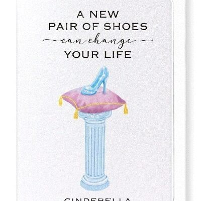 SHOES AND LIFE Greeting Card