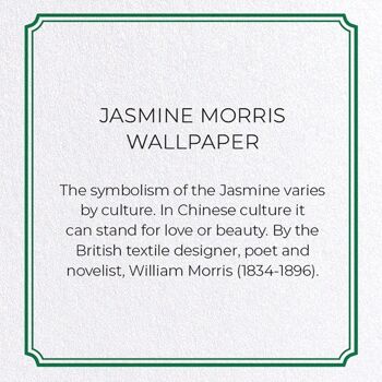 JASMINE MORRIS WALLPAPER Carte de vœux 3
