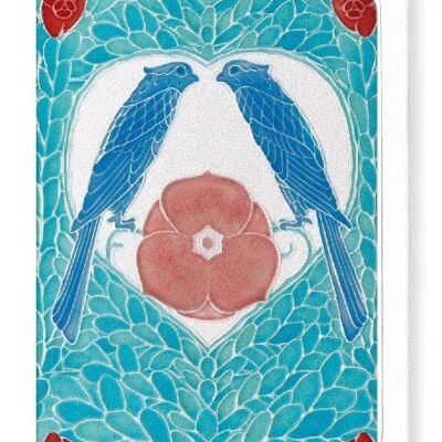 TWO BIRDS BY MINTON Greeting Card