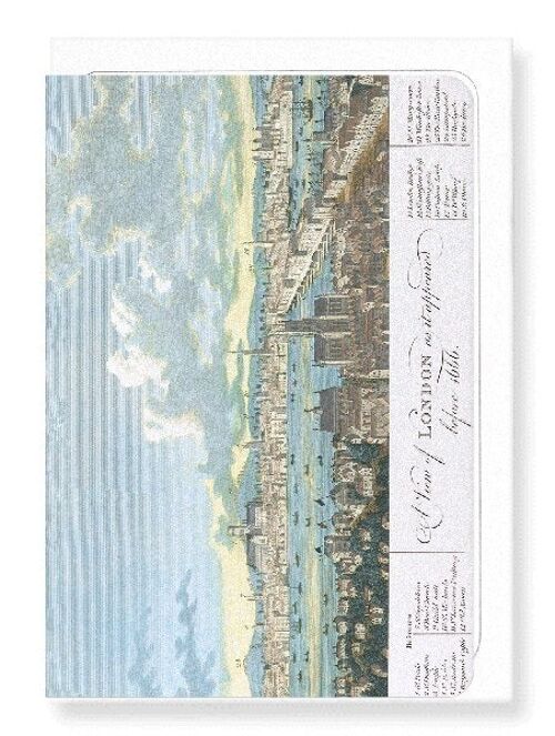 LONDON BEFORE 1666 Greeting Card