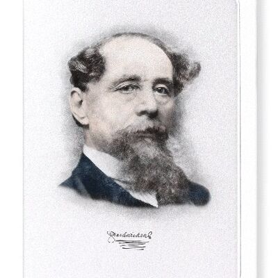 PORTRAIT OF DICKENS Greeting Card