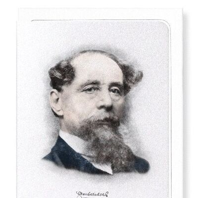 PORTRAIT OF DICKENS Greeting Card