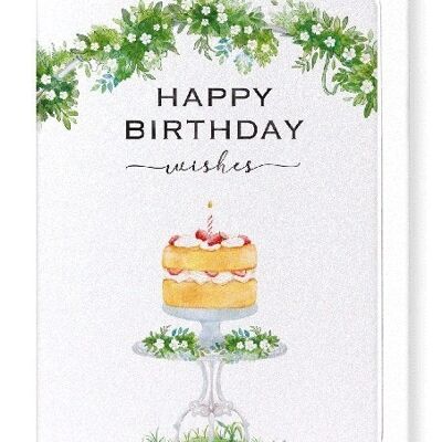 VICTORIA SPONGE CAKE Greeting Card