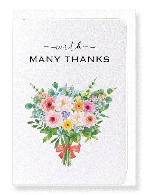 BOUQUET OF THANKS Greeting Card