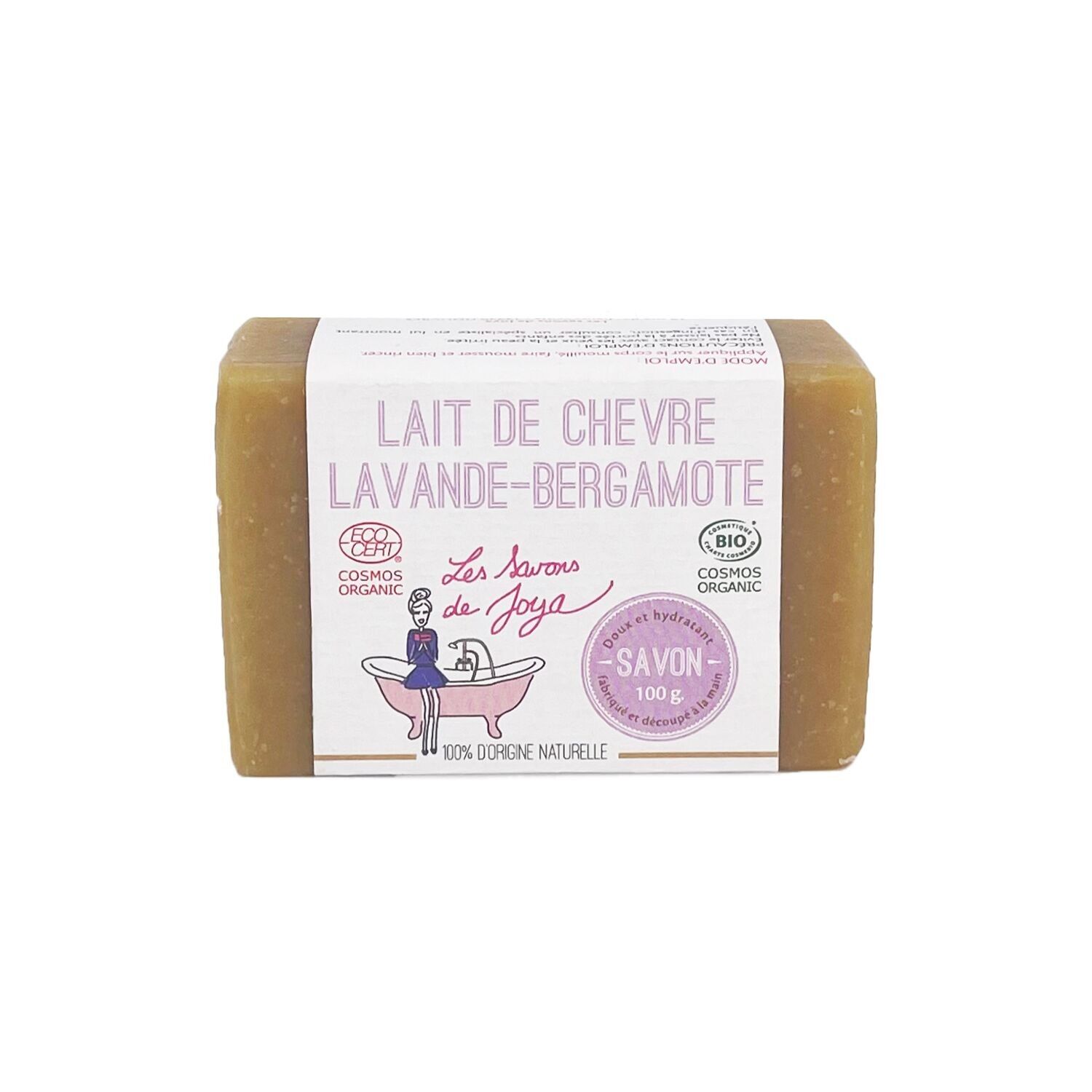 Ziegenmilch-, Lavendel- und Bergamotte-Seife