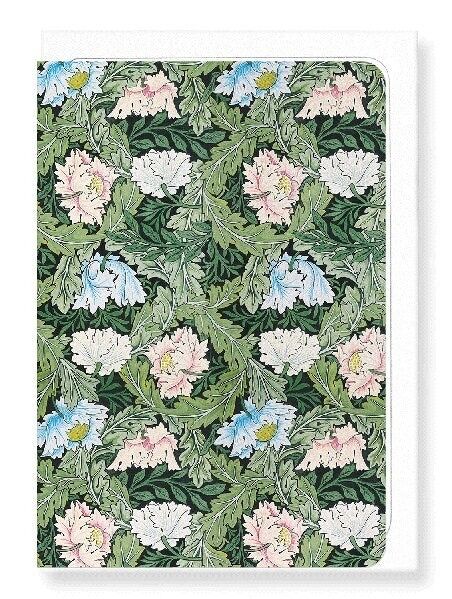 POPPIES AND ACANTHUS FLOWERS Greeting Card