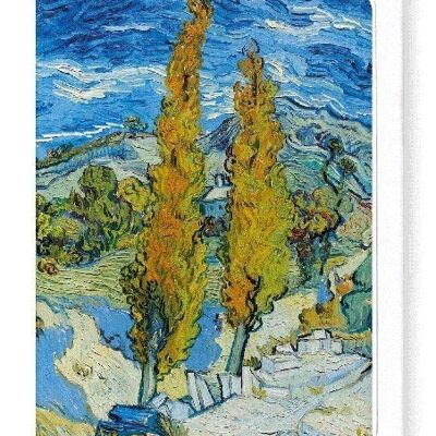 I PIOPPI A SAINT-RÉMY 1889 Biglietto d'auguri