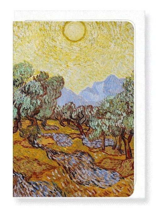 OLIVE TREES 1889  NO 2. Greeting Card