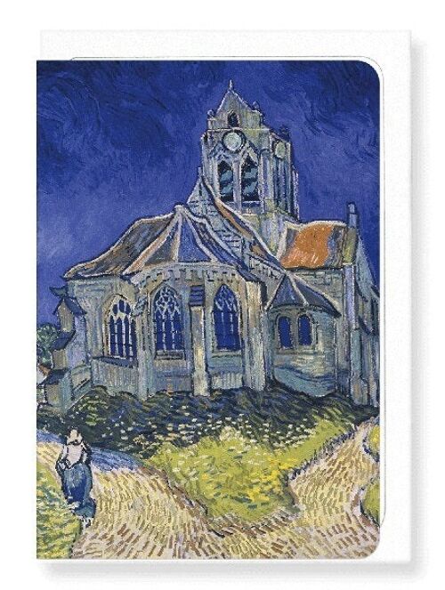 CHURCH AT AUVERS 1890  Greeting Card