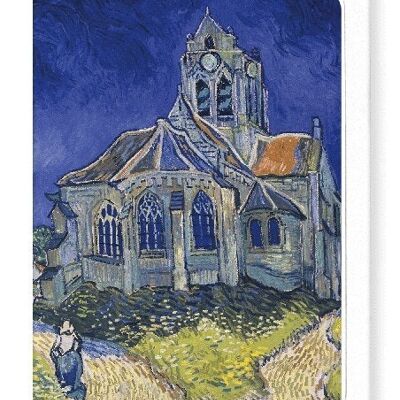 CHIESA A AUVERS 1890 Biglietto d'auguri