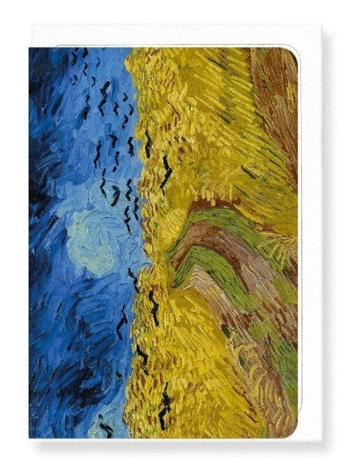 WHEATFIELD WITH CROWS 1890  Greeting Card