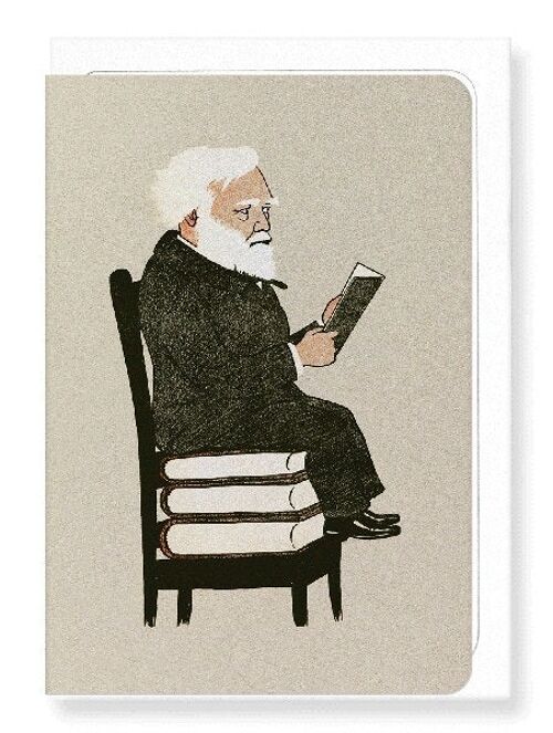 ANDREW CARNEGIE READING 1902  Greeting Card