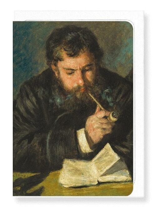 PORTRAIT OF CLAUDE MONET 1872  Greeting Card