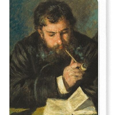 RETRATO DE CLAUDE MONET 1872 Tarjetas de felicitación