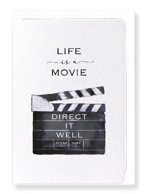 LIFE AS A MOVIE Greeting Card