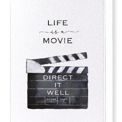 LIFE AS A MOVIE Greeting Card