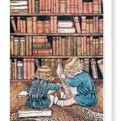 BOOKWORMS BY OUTHWAITE Greeting Card