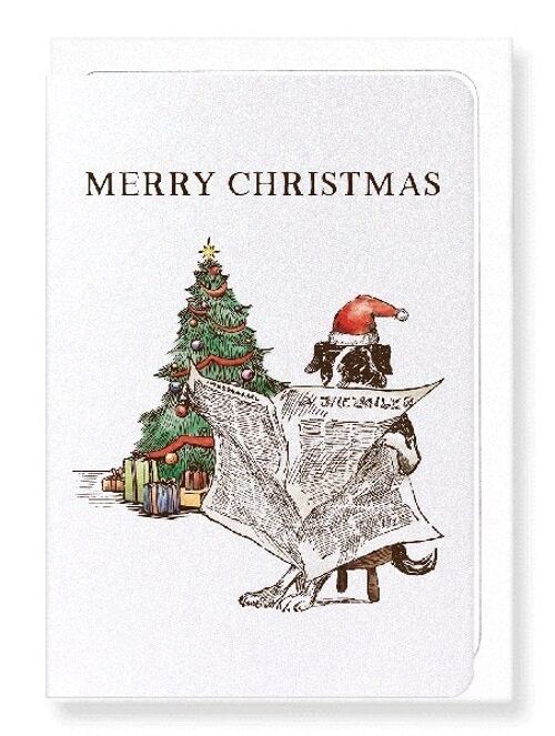 READING CHRISTMAS CHRONICLE Greeting Card