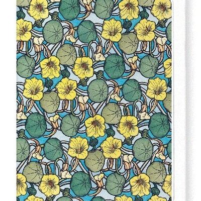 YELLOW MORNING FLOWER 1897   Greeting Card