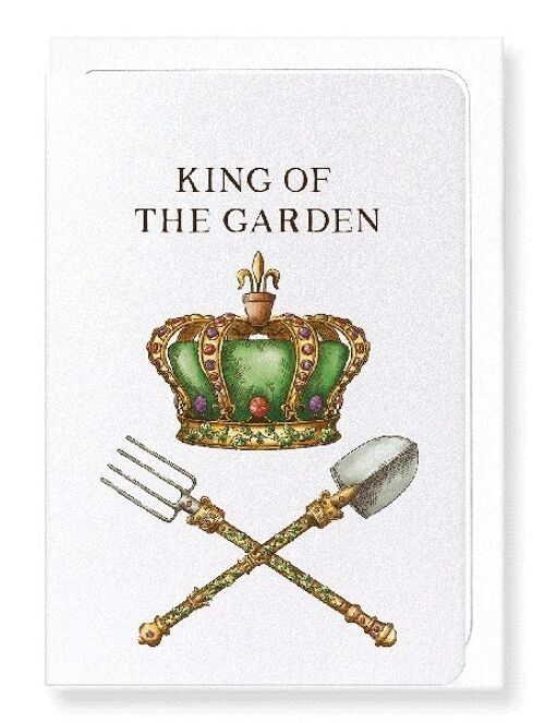 KING OF THE GARDEN Greeting Card