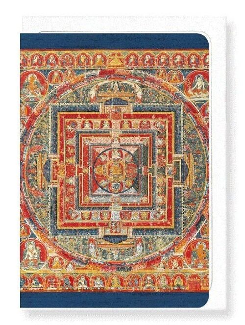 MANDALA OF MANJUVAJRA LATE 14TH C.  Greeting Card