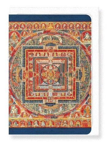 MANDALA DE MANJUVAJRA FIN 14ÈME S. Carte de vœux 1