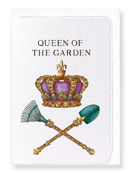 QUEEN OF THE GARDEN Greeting Card