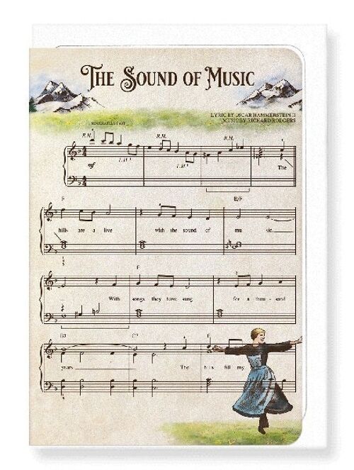 SOUND OF MUSIC Greeting Card